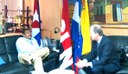 Presidente Ejecutivo del Banco Centroamericano de Integración Económica, BCIE, visita a Ministro de Hacienda 