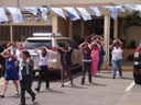 Servidoras y servidores públicos de Hacienda cumplieron con éxito el Tercer Simulacro Nacional anti terremoto.