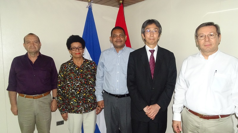 Vicepresidente de Agencia de Cooperación del Japón se reúne con ministros del gabinete del gobierno de Reconciliación y Unidad Nacional.