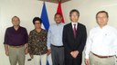 Vicepresidente de Agencia de Cooperación del Japón se reúne con ministros del gabinete del gobierno de Reconciliación y Unidad Nacional.
