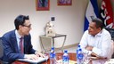 Embajador de la República de Corea del Sur en Nicaragua visitó a Ministro de Hacienda y Crédito Público.
