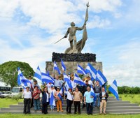 Servidoras y servidores públicos de Hacienda saludan las fiesta patrias con visita a hacienda San Jacinto