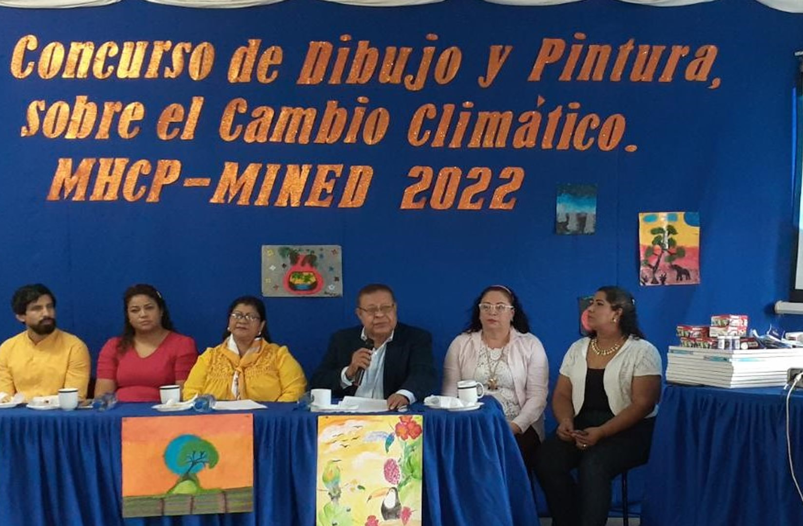 GRUN, realiza lanzamiento del Concurso Nacional de Pintura sobre Cambio Climático.