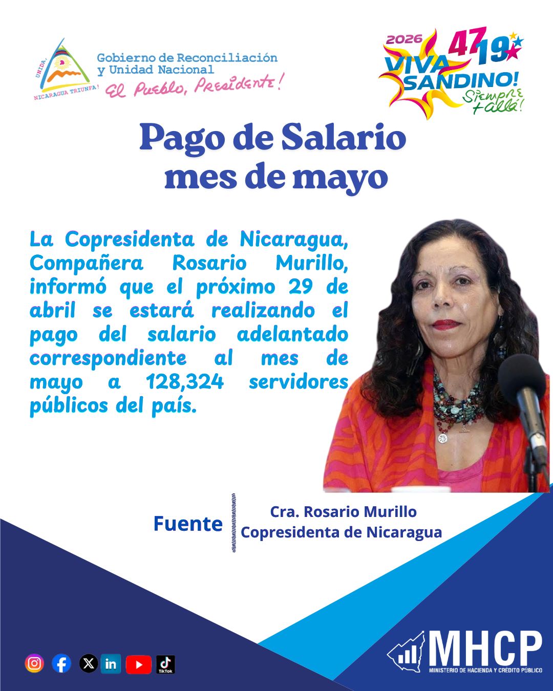 Pago Adelantado del mes de mayo