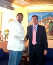 Ministro de Hacienda recibe visita de nuevo representante del FMI en Nicaragua