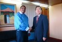 Nuevo embajador de Japón en Nicaragua visita a Ministro de Hacienda 