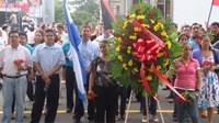 Trabajadores del Ministerio de Hacienda celebran natalicio de Cmdte. CARLOS FONSECA